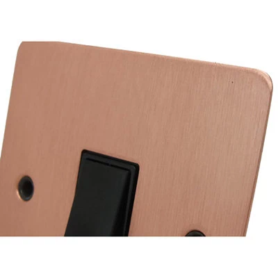 Slim Classic Brushed Copper Toggle (Dolly) Switch