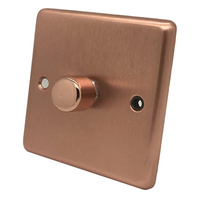 Timeless Classic Brushed Copper Push Light Switch