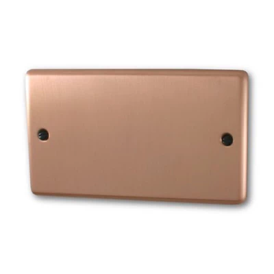 Timeless Classic Brushed Copper Blank Plate