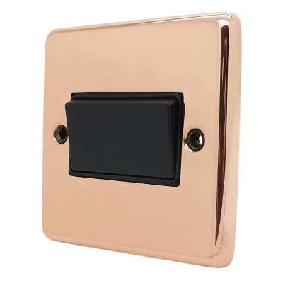 Timeless Classic Polished Copper Fan Isolator