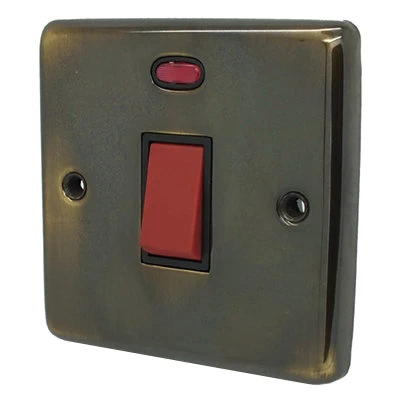 Timeless Aged Cooker (45 Amp Double Pole) Switch