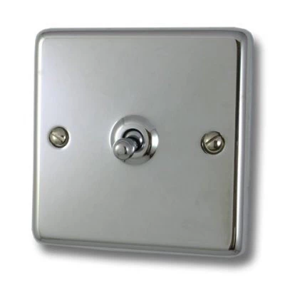 Timeless Polished Chrome Toggle (Dolly) Switch
