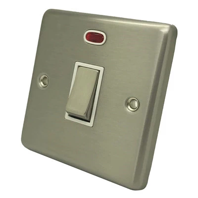 Timeless Satin Stainless 20 Amp Switch