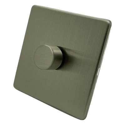Smooth Brushed Chrome Intelligent Dimmer