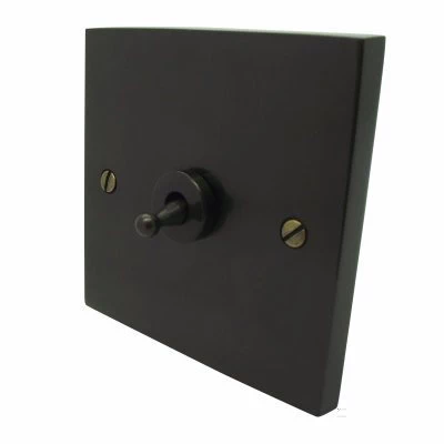 Edward Bronze Dimmer and Light Switch Combination