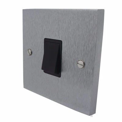 Edward Satin Chrome Dimmer and Light Switch Combination