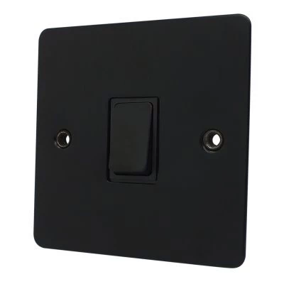 Flat Black Light Switch