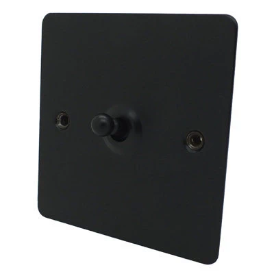 Flat Black Toggle (Dolly) Switch