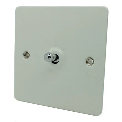 Flat White Toggle (Dolly) Switch