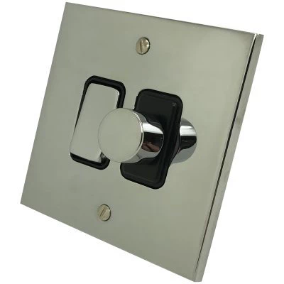 Trim Polished Chrome Dimmer and Light Switch Combination