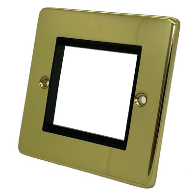 Trim Rounded Polished Brass Modular Plate