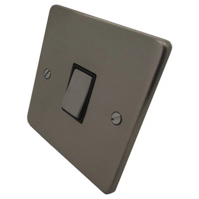 Trim Rounded Satin Nickel Telephone Extension Socket