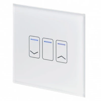 RetroTouch Crystal Crystal White Glass Touch Dimmer