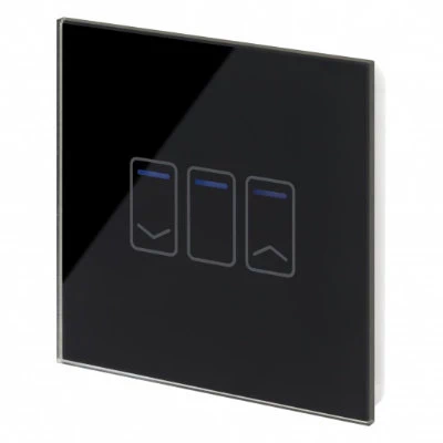 RetroTouch Crystal Crystal Black Glass Touch Dimmer