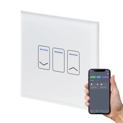 RetroTouch Crystal Crystal White Glass WiFi Dimmer