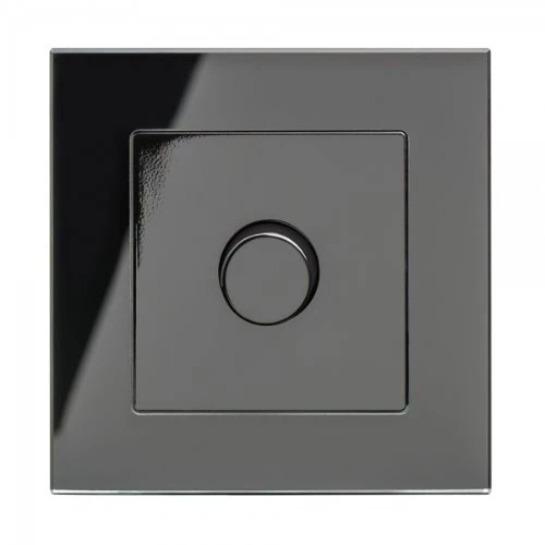 RetroTouch Crystal Black Glass LED Dimmer