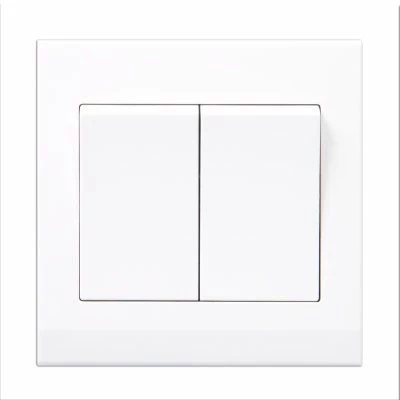 Simplicity White Intermediate Switch and Light Switch Combination