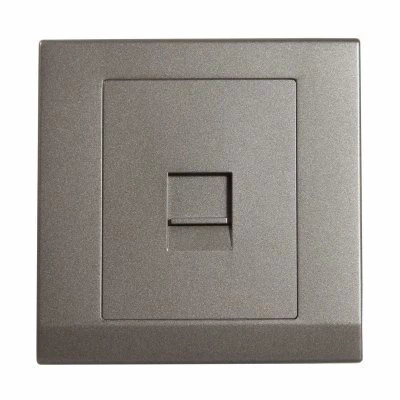 Simplicity Charcoal Telephone Extension Socket