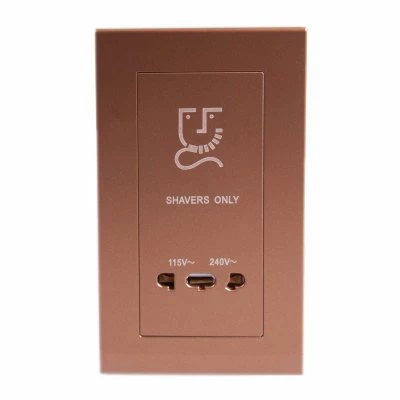 Simplicity Bronze Shaver Socket