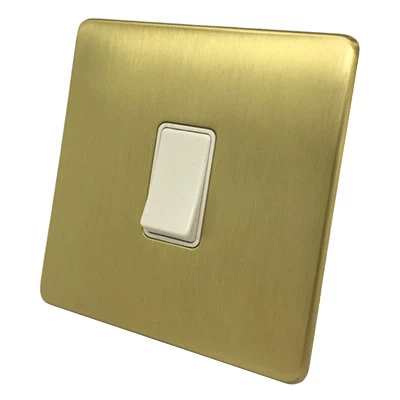 Smooth Classic Satin Brass Unswitched Fused Spur