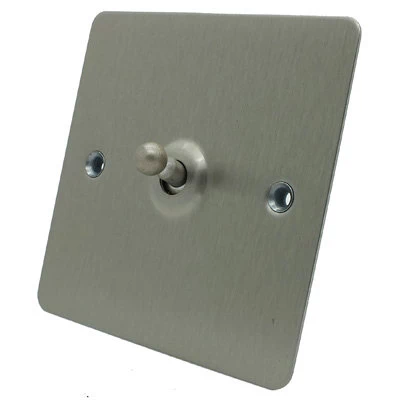 Slim Satin Stainless Toggle (Dolly) Switch