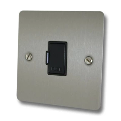 Slim Satin Stainless Unswitched Fused Spur