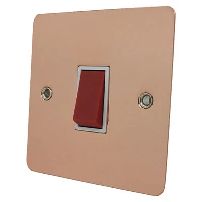 Slim Polished Copper Cooker (45 Amp Double Pole) Switch