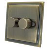 Deco Antique Brass LED Dimmer - Click to see large image
