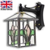 Charlbury Outdoor Leaded Lantern | Porch Light - Click to see large image