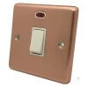 Timeless Classic Brushed Copper 20 Amp Switch - Click to see large image