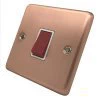 Timeless Classic Brushed Copper Cooker (45 Amp Double Pole) Switch - Click to see large image