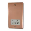 Timeless Classic Brushed Copper Shaver Socket - Click to see large image