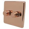 Timeless Classic Polished Copper LED Dimmer - Click to see large image