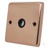 Timeless Classic Polished Copper Flex Outlet Plate - Click to see large image
