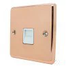 Timeless Classic Polished Copper Telephone Extension Socket - Click to see large image