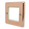 Timeless Classic Polished Copper Modular Plate - Click to see large image