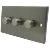 Timeless Classic Satin Chrome LED Dimmer - Click to see large image