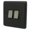 Timeless Black Graphite Light Switch - Click to see large image