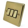 Timeless Polished Brass Light Switch - Click to see large image