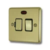 Timeless Polished Brass Switched Fused Spur - Click to see large image