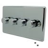Timeless Polished Chrome LED Dimmer - Click to see large image