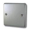 Timeless Polished Chrome Blank Plate - Click to see large image