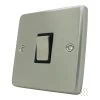 Timeless Satin Stainless Intermediate Light Switch - Click to see large image