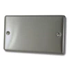 Timeless Satin Stainless Blank Plate - Click to see large image