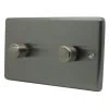 Timeless Satin Stainless Intelligent Dimmer - Click to see large image