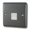 Timeless Dark Pewter Telephone Extension Socket - Click to see large image