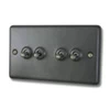 Timeless Dark Pewter Toggle (Dolly) Switch - Click to see large image