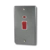 Timeless Dark Pewter Cooker (45 Amp Double Pole) Switch - Click to see large image
