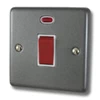 Timeless Dark Pewter Cooker (45 Amp Double Pole) Switch - Click to see large image