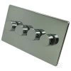 Smooth Polished Chrome LED Dimmer - Click to see large image